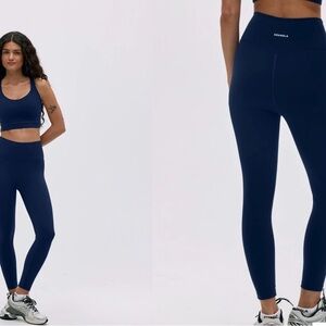 Adanola Navy 7/8 Ultimate Leggings